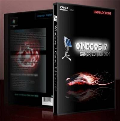 Windows 7 Gamer x64 By UNDEADCROWS + RUSS LP + Активатор + Fix (2009ENG)