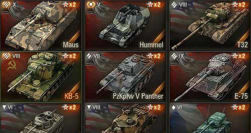 Новые иконки танков для World Of Tanks 0.9.10.0