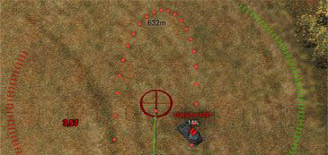Маркер вычисления упреждения врага для артиллерии WoТ 0.9.13