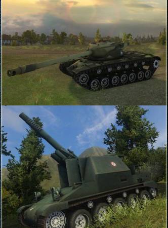 Раскрашенные катки гусениц для World of tanks 0.9.12