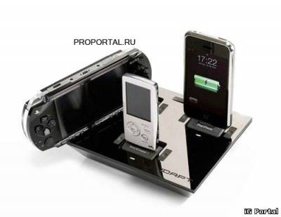 Универсальный зарядник для 4х устройство одновременно Idapt i4