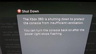 Xbox 360 не любит погорячее